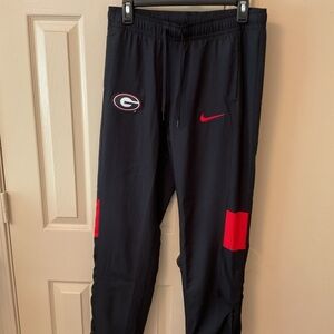 Nike University of Georgia UGA logo black sweatpants Size S